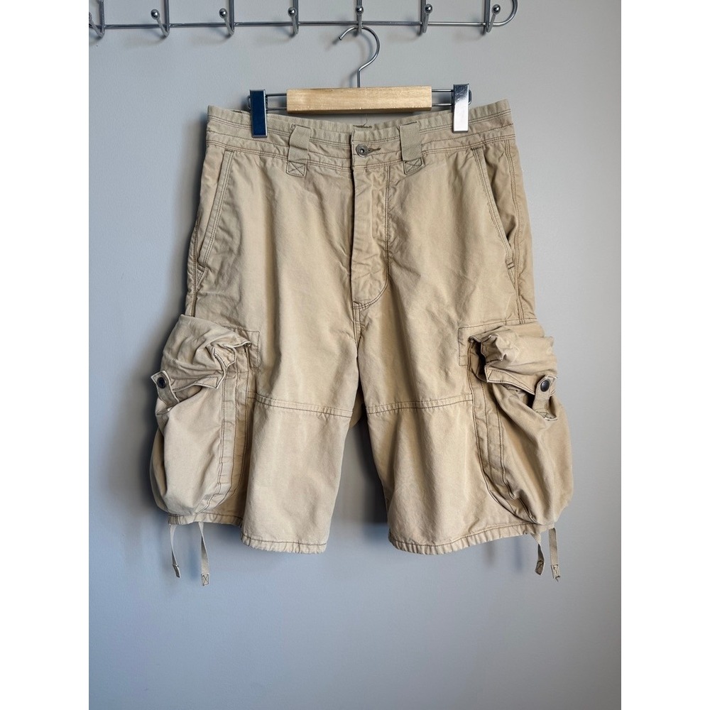 Rugby Ralph Lauren Fatigue Cargo Short Vintage Y2K Twill Men 30 Gorpcore Utility